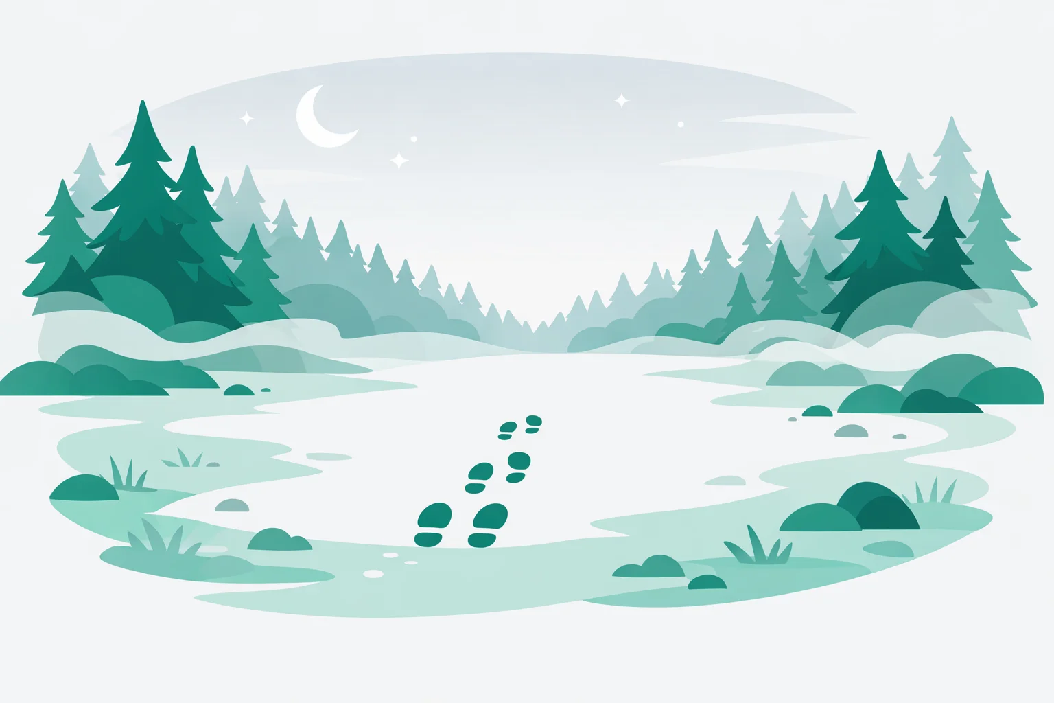 Misted forest clearing at twilight representing the alterhuman identity umbrella